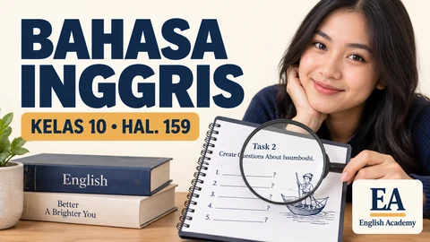 Kunci Jawaban Bahasa Inggris Kelas 10 Halaman 159, Task 2: Create Questions About Issumboshi