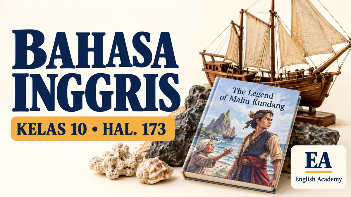 Kunci Jawaban Bahasa Inggris Kelas 10 Halaman 173, Comprehension Questions: The Legend of Malin Kundang