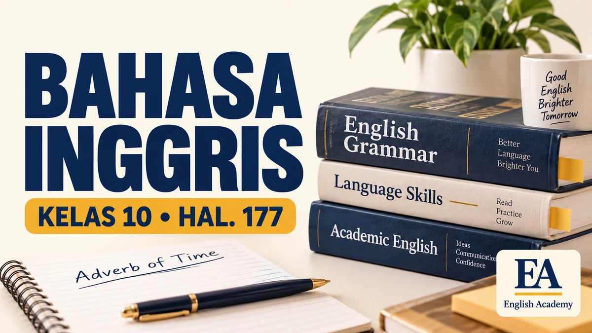 Kunci Jawaban Bahasa Inggris Kelas 10 Halaman 177, Adverb of Time