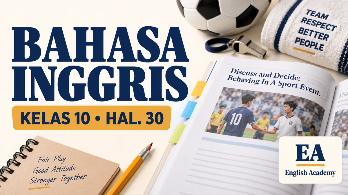 Kunci Jawaban Bahasa Inggris Kelas 10 Halaman 30, Discuss and Decide: Behaving In A Sport Event