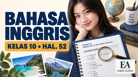 Kunci Jawaban Bahasa Inggris Kelas 10 Halaman 52, Vocabulary Builder: Bab 4 Which One is Your Best Getaway
