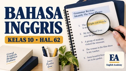 Kunci Jawaban Bahasa Inggris Kelas 10 Halaman 62, Grammar Review: Identify The Noun Phrase