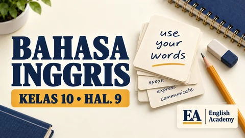 Kunci Jawaban Bahasa Inggris Kelas 10 Halaman 9, Use Your Words