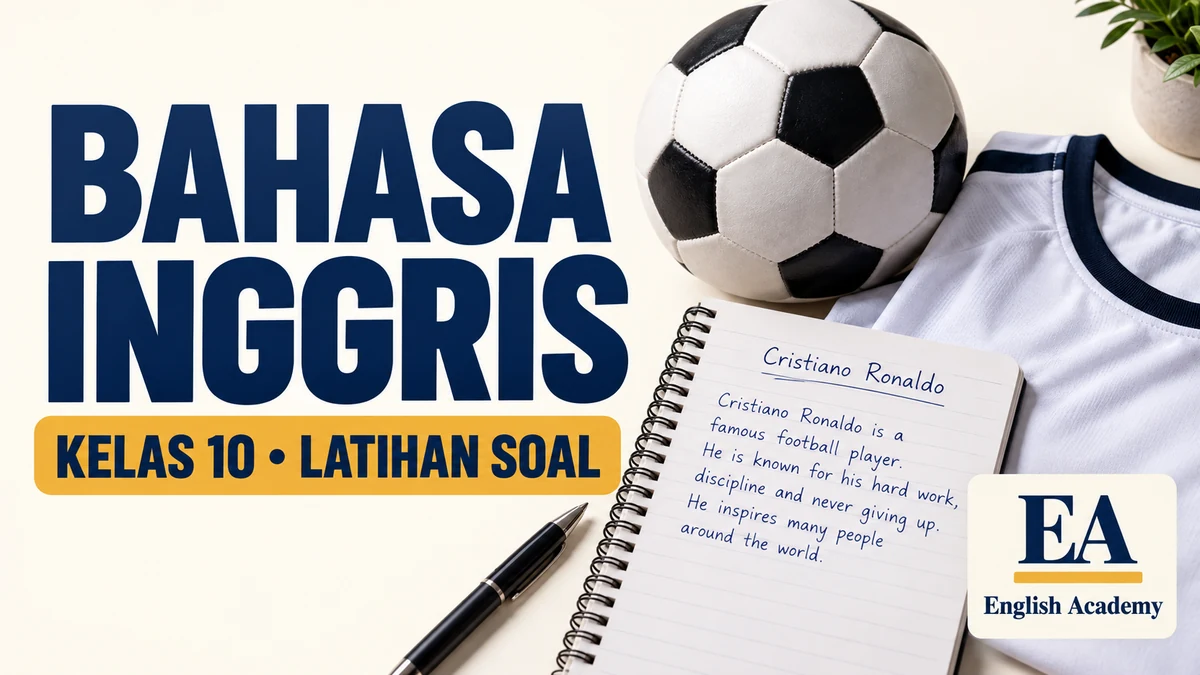 Kunci Jawaban Bahasa Inggris Kelas 10 Kurikulum Merdeka, Discuss and Write Things About Cristiano Ronaldo