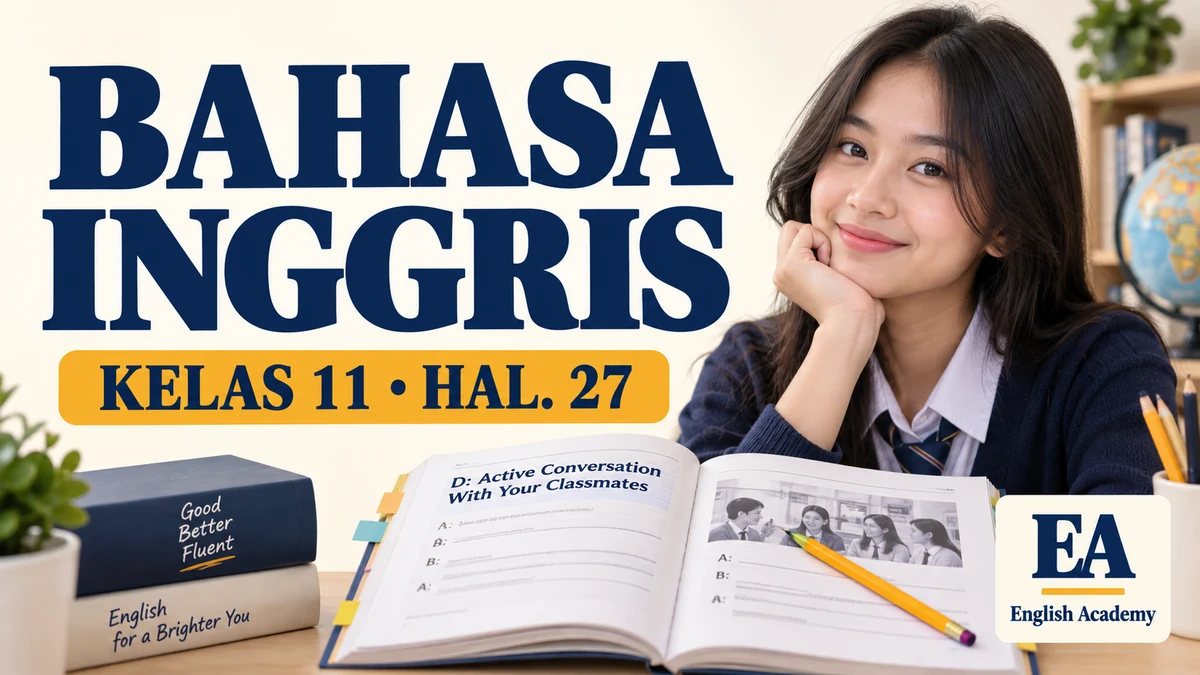 Kunci Jawaban Bahasa Inggris Kelas 11 Halaman 27 Kurikulum 2013, D: Active Conversation With Your Classmates