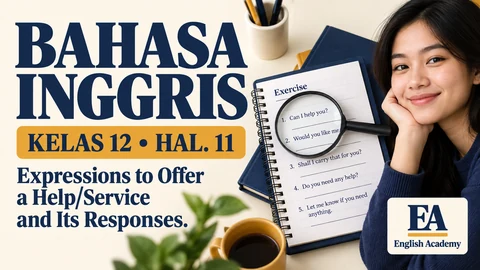 Kunci Jawaban Bahasa Inggris Kelas 12 Halaman 11, Expressions to Offer a Help/Service and Its Responses