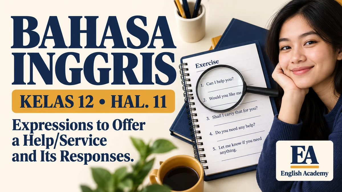 Kunci Jawaban Bahasa Inggris Kelas 12 Halaman 11, Expressions to Offer a Help/Service and Its Responses