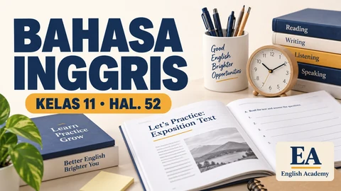 Kunci Jawaban Bahasa Inggris Kelas 11 Halaman 52, Let's Practice: Exposition Text