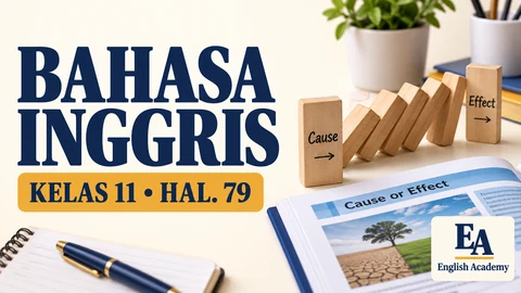 Kunci Jawaban Bahasa Inggris Kelas 11 Semester 2 Kurikulum 2013 Halaman 79 Cause or Effect