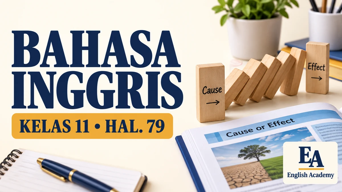 Kunci Jawaban Bahasa Inggris Kelas 11 Semester 2 Kurikulum 2013 Halaman 79 Cause or Effect