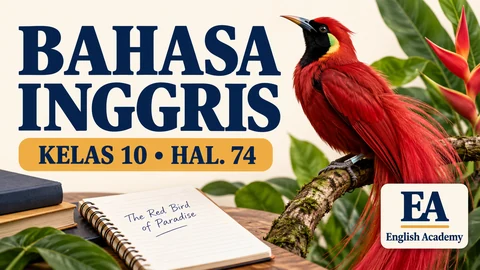 Kunci Jawaban Bahasa Inggris Kelas 10 Halaman 74 Kurikulum Merdeka: The Red Bird of Paradise