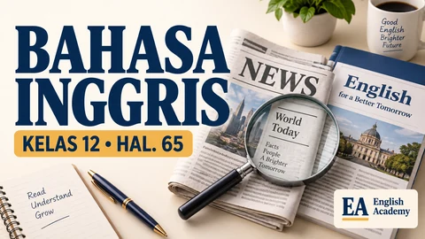 Kunci Jawaban Bahasa Inggris Kelas 12 Halaman 65, Social Function, Text Structure Linguistic Feature News Item