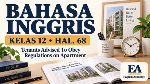 Kunci Jawaban Bahasa Inggris Kelas 12 Halaman 68: Tenants Advised To Obey Regulations on Apartment