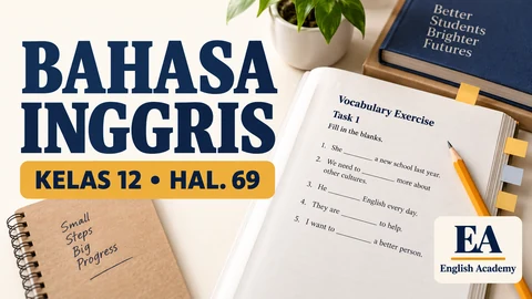Kunci Jawaban Bahasa Inggris Kelas 12 Halaman 69, Vocabulary Exercise Task 1, Fill In The Blanks