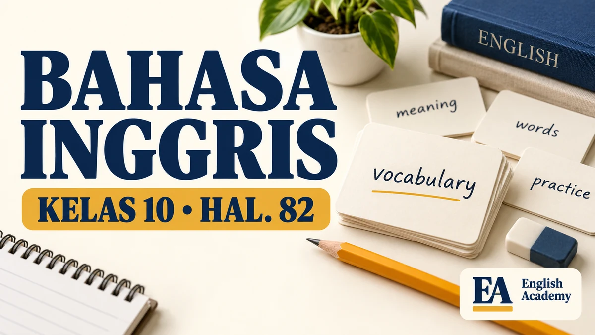 Kunci Jawaban Bahasa Inggris Kelas 10 Halaman 82, Vocabulary Builder: Match The Words