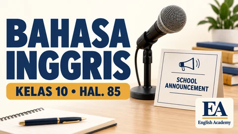 Kunci Jawaban Bahasa Inggris Kelas 10 Halaman 85 Chapter 6 Task 2: Giving Announcement