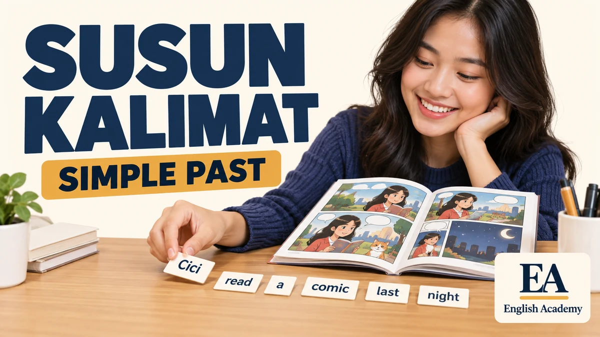 Read a Comic Cici Last Night Book, Arrange The Words In Each Number Into a Sentence